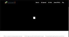 Desktop Screenshot of leverage-pr.com